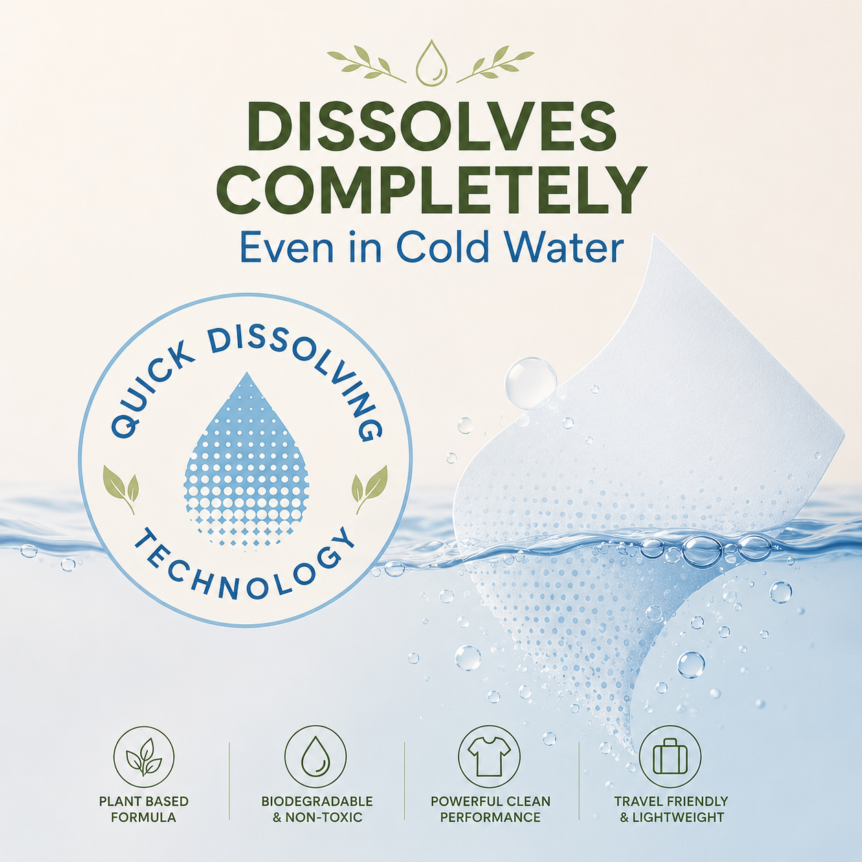Eco Laundry Detergent Sheets