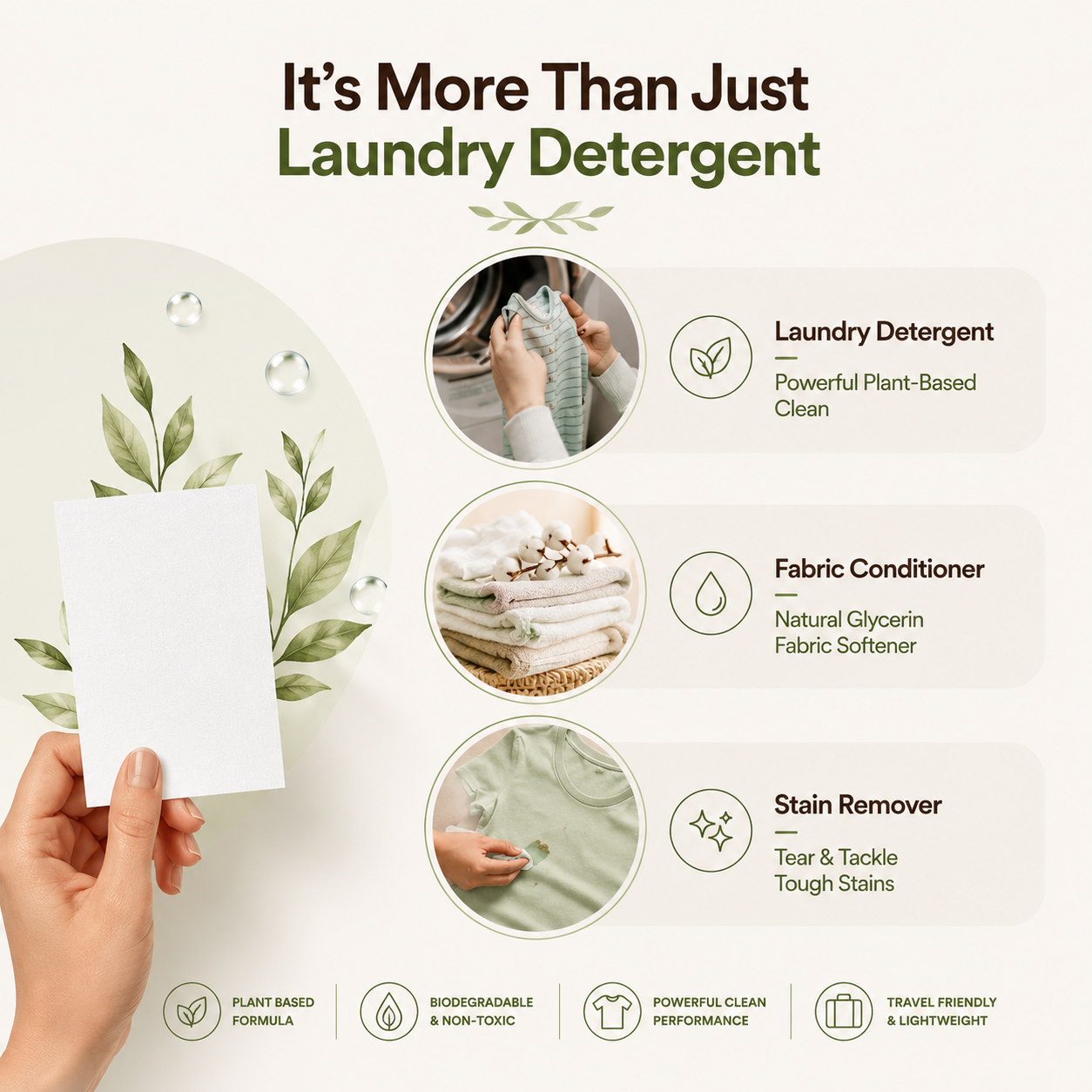 Eco Laundry Detergent Sheets