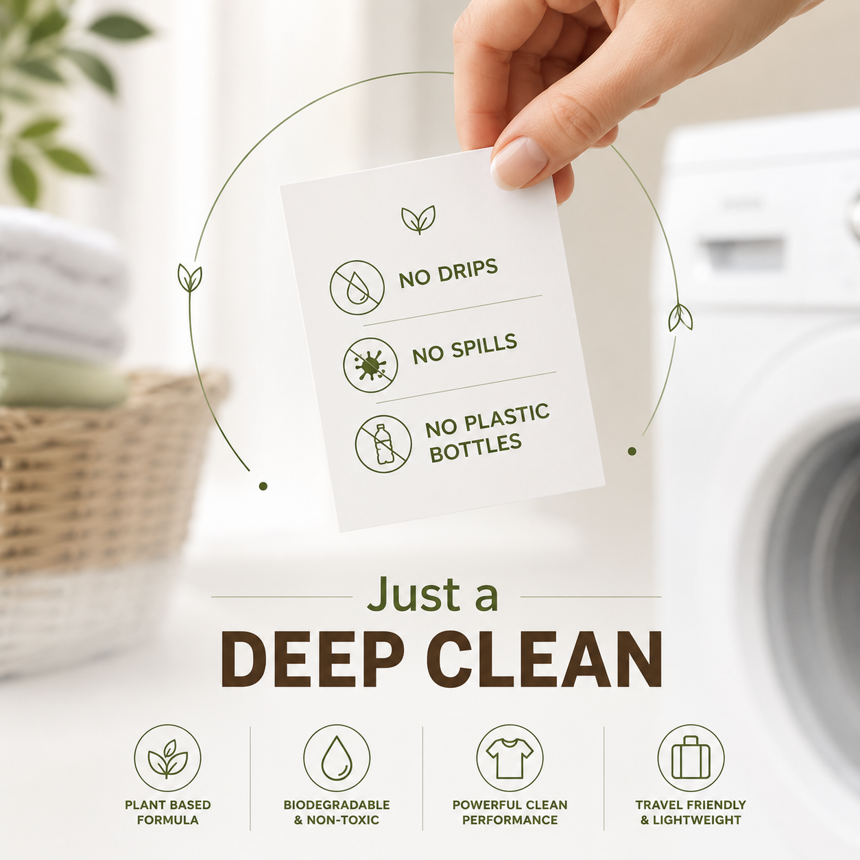 Eco Laundry Detergent Sheets
